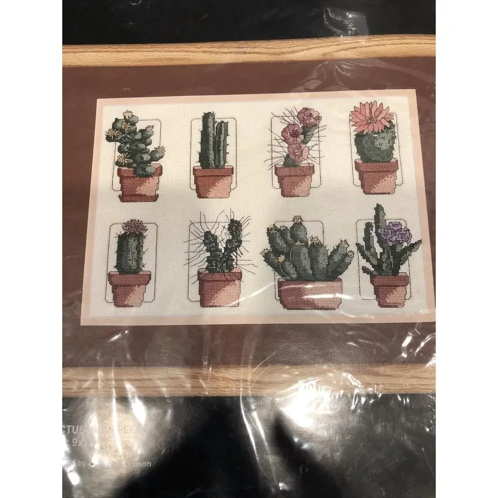 Bucilla Cactus Sampler Counted Cross Stitch Kit Brooke‎ Morrison 40287 Sealed